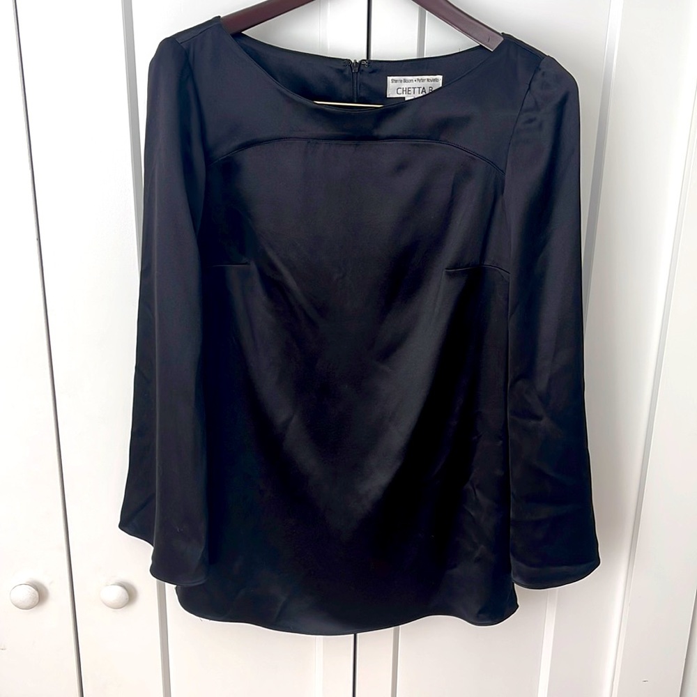 100% Silk Satin Chetta B Tunic